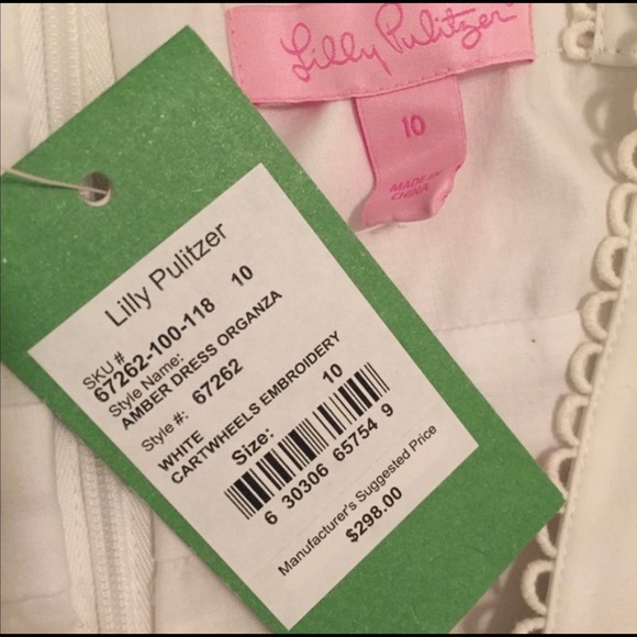 Lilly Pulitzer Amber dress in White Cartwheels - 6 - Picture 12 of 15